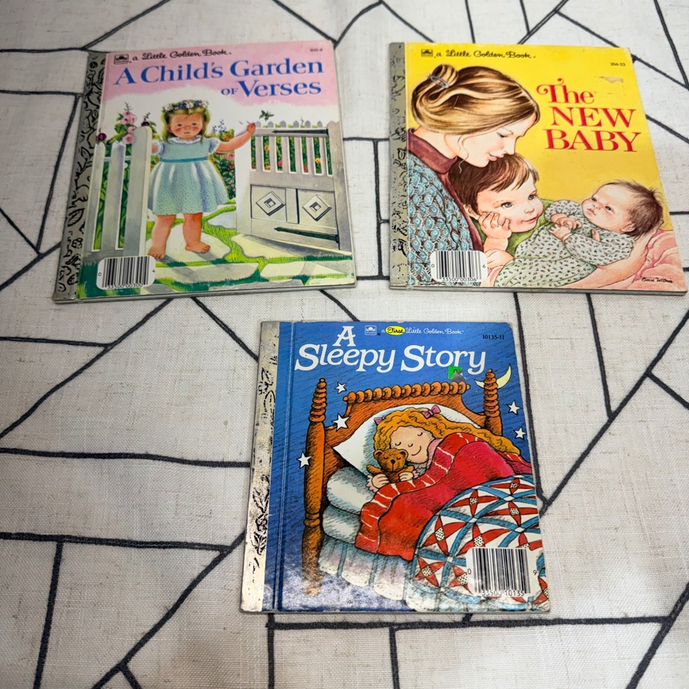 Little Golden Books Childrens Books Set of 3 Multicolor Vintage Eloise Wilkin
